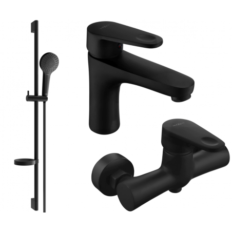 Mexen Kama DS05 комплект за душ, черен - 72504DS05-70