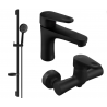 Mexen Kama DS75 комплект за душ, черен - 72504DS75-70
