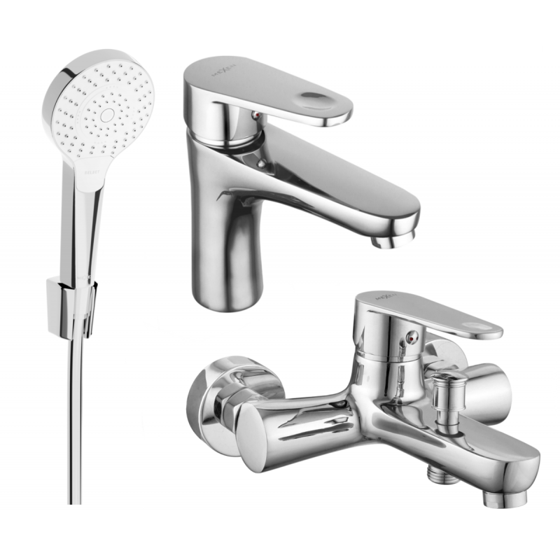 Mexen Kama R05 комплект за вана, хром - 72503R05-00