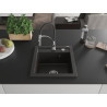 Mexen Vito гранитна кухненска мивка с 1 камера и кухненски смесител Aster,