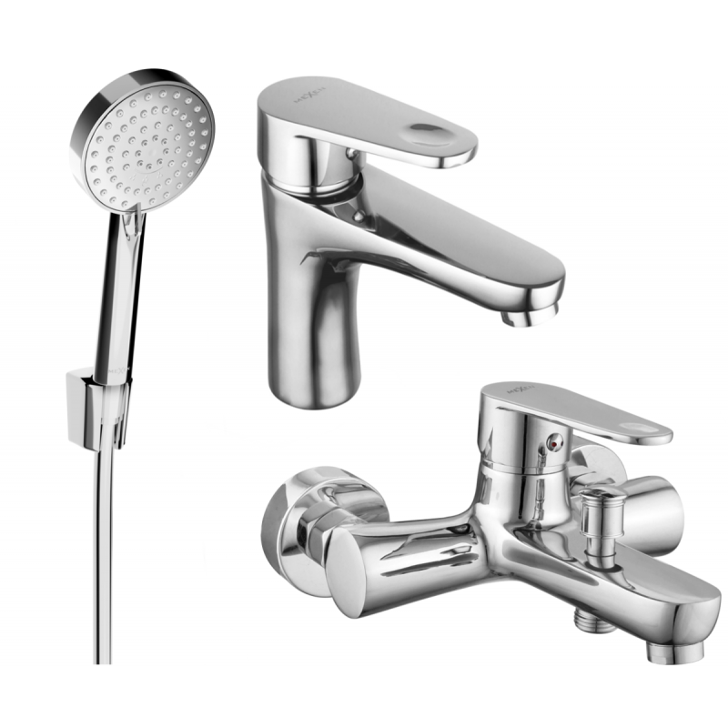 Mexen Kama Комплект за вана R75, хром - 72503R75-00