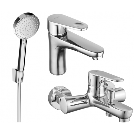 Mexen Kama Комплект за вана R75, хром - 72503R75-00