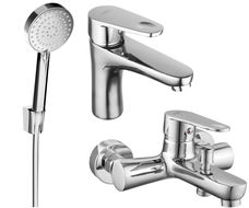 Mexen Kama R75 вана комплект, хром - 72503R75-00