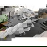 Mexen Enzo гранитна мивка 1-коморна с тава и кухненски кран Aster, черен - 6506-77-73450-07-B