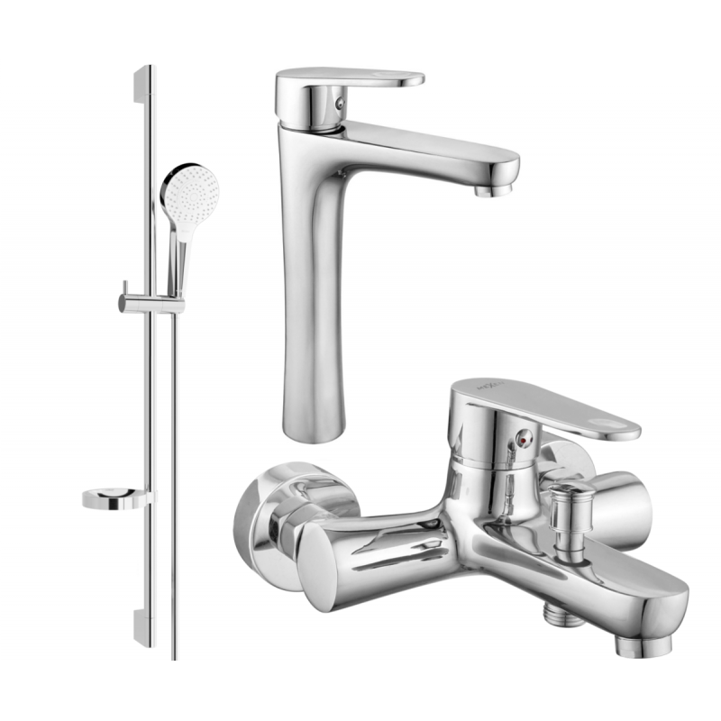 Mexen Kama DS05 вана комплект, хром - 72513DS05-00