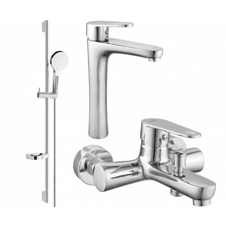 Mexen Kama DS05 вана комплект, хром - 72513DS05-00