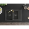 Mexen Gaspar гранитна мивка 1,5 камери с дренажна повърхност и кухненски