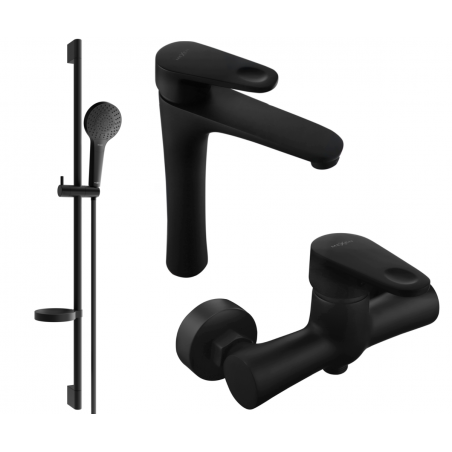 Mexen Kama DS05 душ комплект, черен - 72514DS05-70