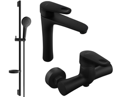 Mexen Kama DS05 комплект за душ, черен - 72514DS05-70