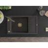 Mexen Elias гранитна кухненска мивка с 1 отделение с отцедник и кухненски