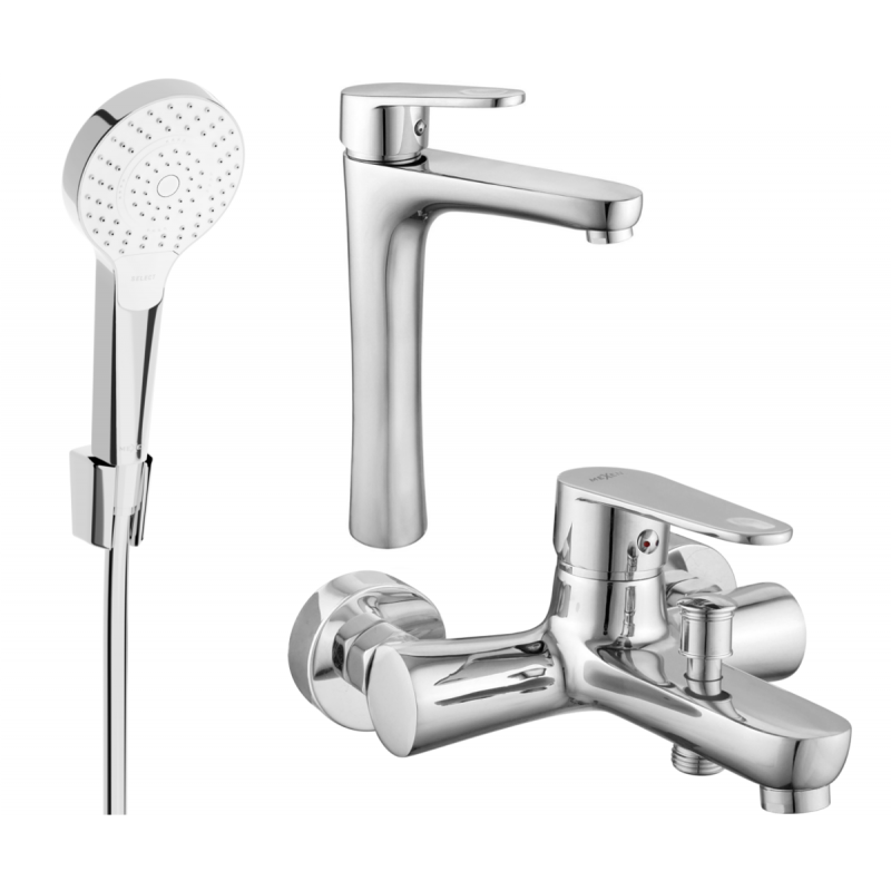 Mexen Kama R05 комплект за баня, хром - 72513R05-00