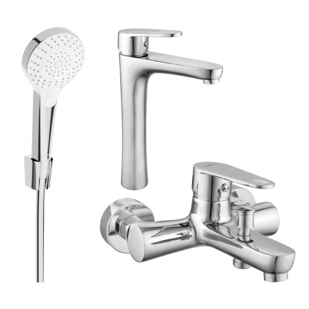 Mexen Kama R05 комплект за баня, хром - 72513R05-00