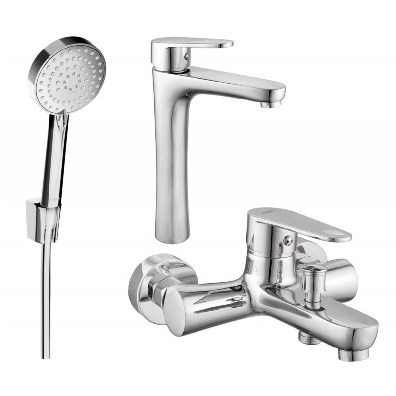 Mexen Kama Комплект за вана R75, хром - 72513R75-00