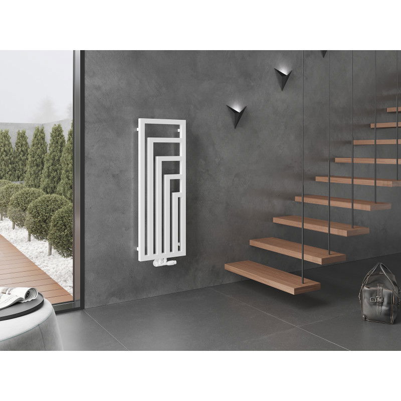 Mexen Alaska декоративен радиатор 1216 x 440 мм, 542 W, бял - W205-1216-440-00-20