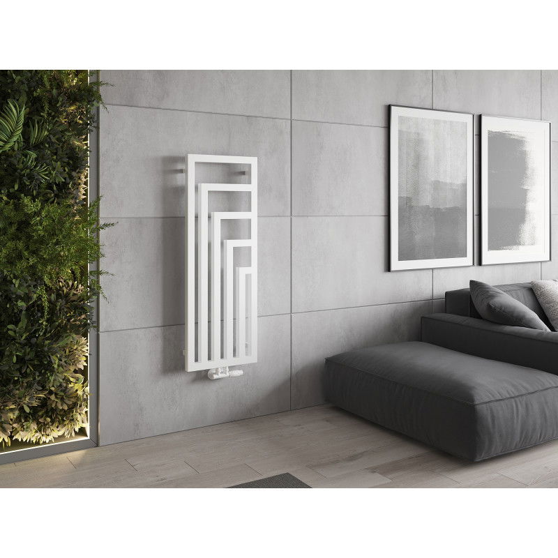 Mexen Alaska декоративен радиатор 1216 x 440 мм, 542 W, бял - W205-1216-440-00-20