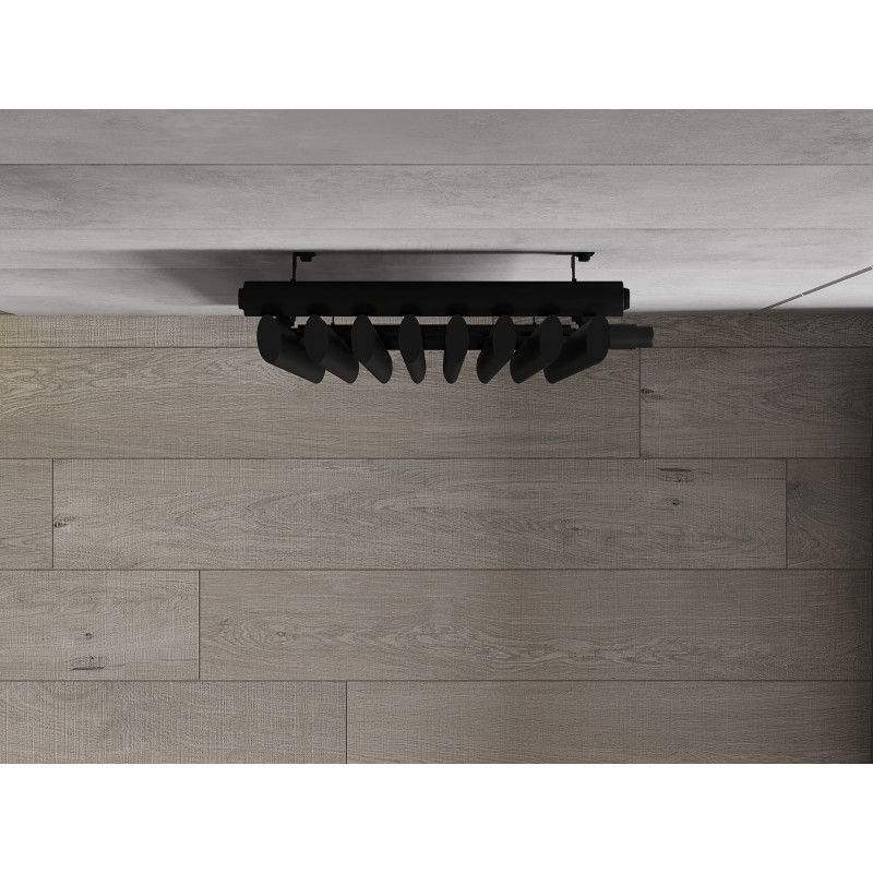 Mexen Atlanta декоративен радиатор 1200 x 405 мм, 646 W, черен - W211-1200-405-00-70