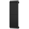 Декоративен радиатор Mexen Aurora 1200 x 450 mm, 917 W, черен - W212-1200-450-00-70