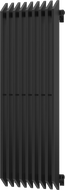 Декоративен радиатор Mexen Aurora 1200 x 450 mm, 917 W, черен - W212-1200-450-00-70
