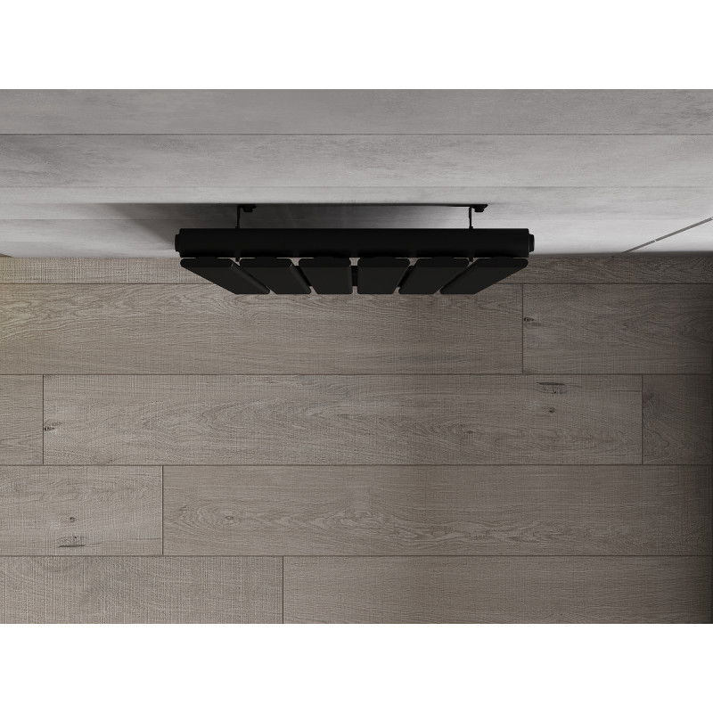 Mexen Boston декоративен радиатор 1200 x 452 мм, 611 W, черен - W213-1200-452-00-70