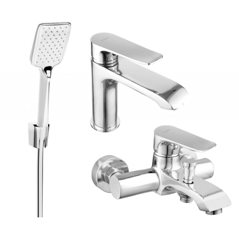 Mexen Pecos R62 комплект за баня, хром - 72703R62-00