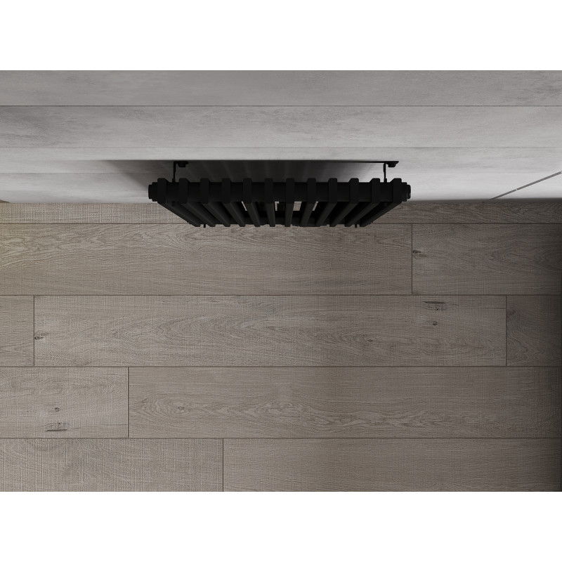 Mexen Kansas декоративен радиатор 1200 x 420 mm, 842 W, черен - W204-1200-420-00-70