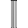 Mexen Kansas декоративен радиатор 1800 x 420 мм, 1242 W, черен - W204-1800-420-00-70