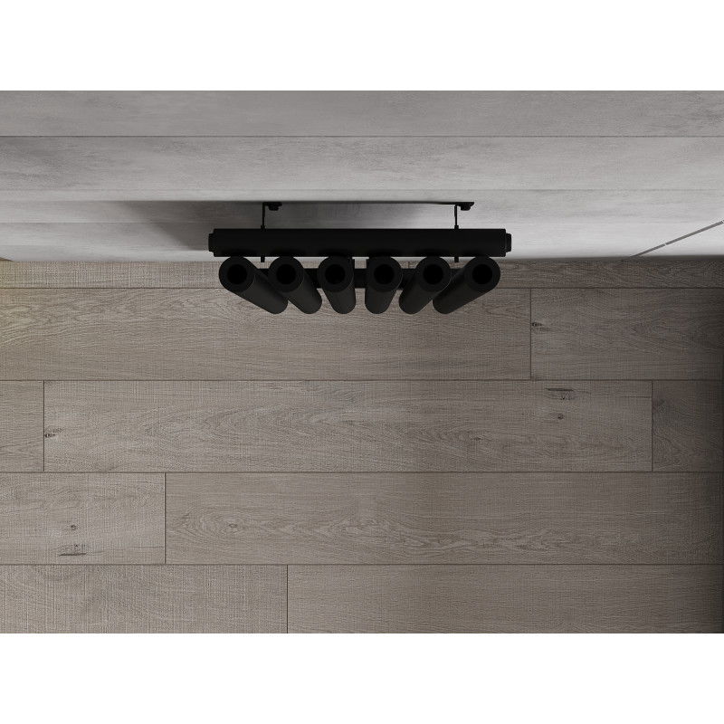 Mexen Nevada декоративен радиатор 1200 x 360 мм, 483 W, черен - W201-1200-360-00-70