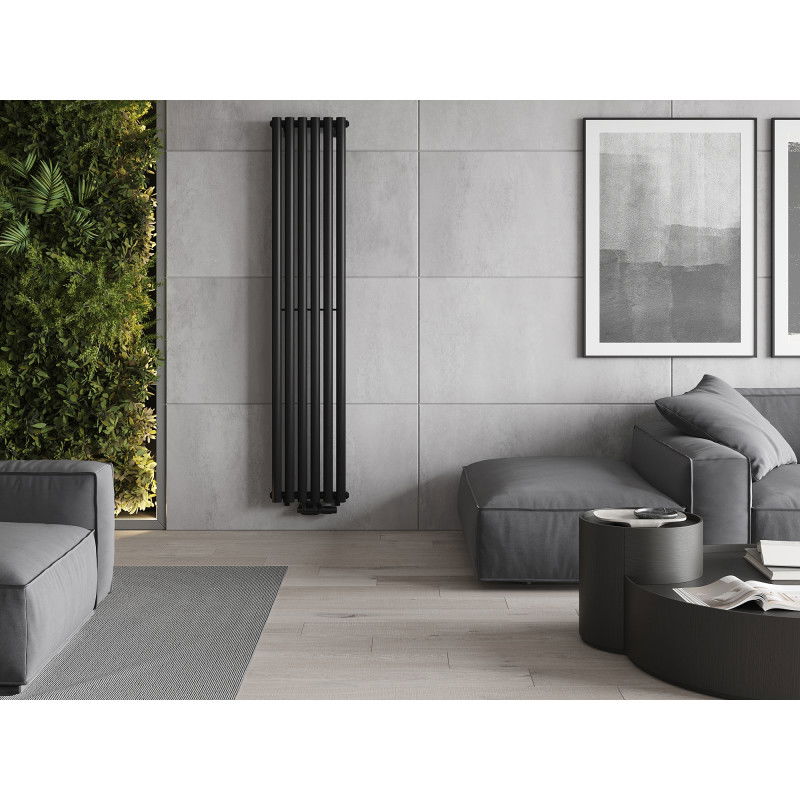 Mexen Nevada декоративен радиатор 1800 x 360 мм, 705 W, черен - W201-1800-360-00-70