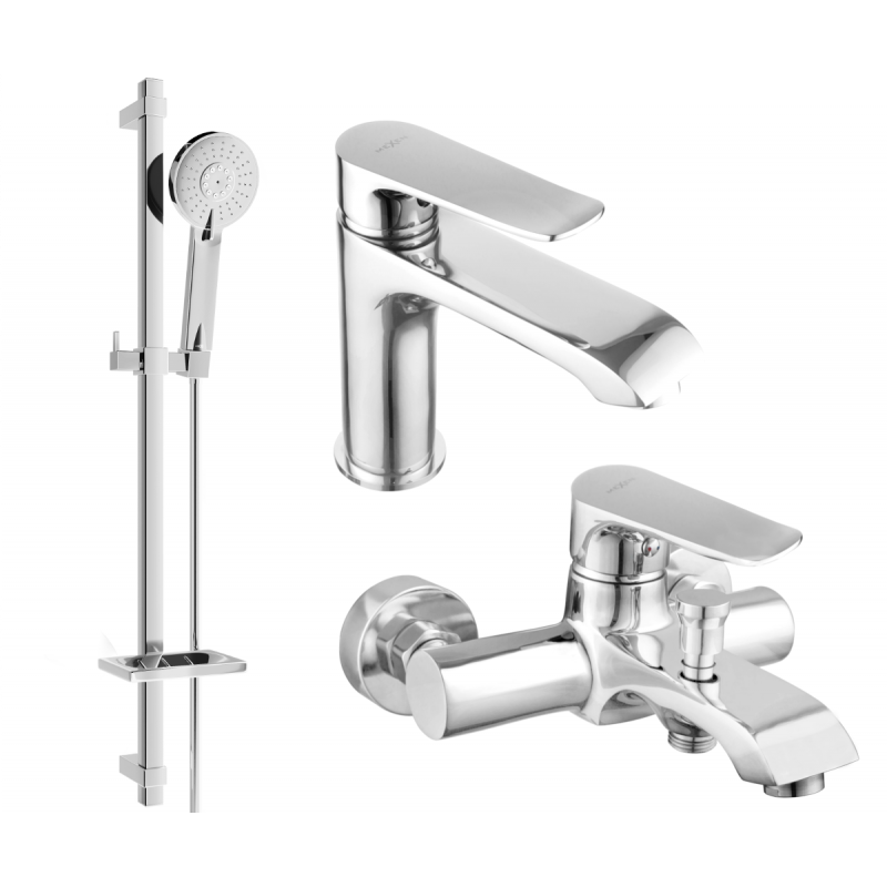 Mexen Pecos Комплект за вана DQ40, хром - 72703DQ40-00