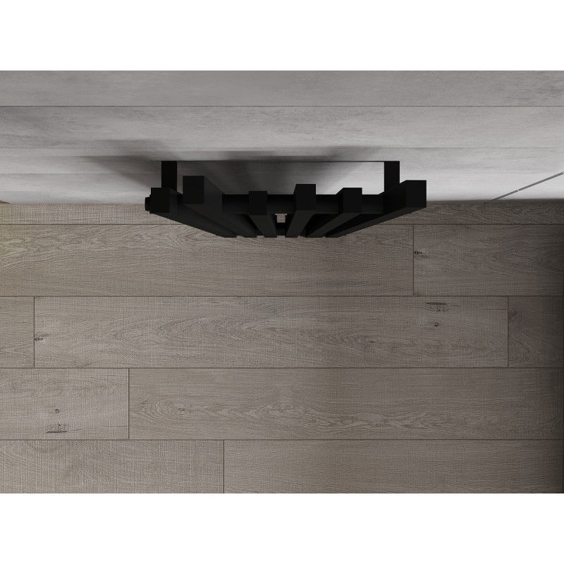 Mexen Omaha декоративен радиатор 1800 x 420 мм, 655 W, черен - W208-1800-420-00-70