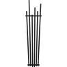 Mexen Omaha декоративен радиатор 1800 x 420 mm, 655 W, черен - W208-1800-420-00-70