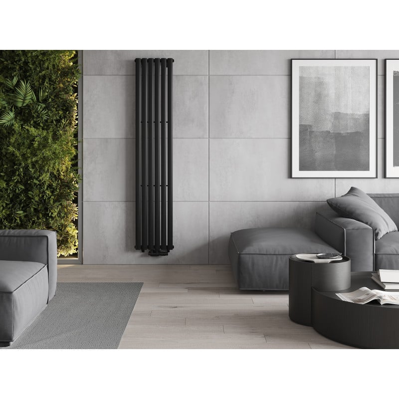 Mexen Oregon декоративен радиатор 1800 x 360 mm, 604 W, черен - W202-1800-350-00-70