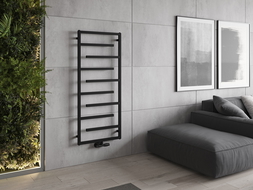 Mexen Orlando декоративен радиатор 1380 x 600 mm, 445 W, черен - W207-1380-600-00-70