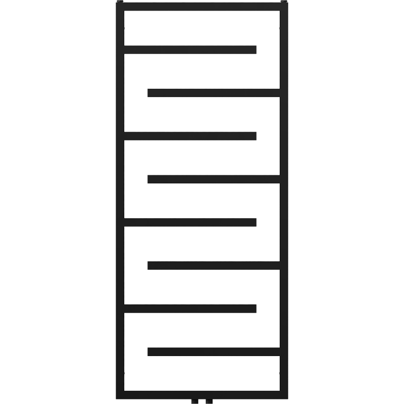 Mexen Orlando декоративен радиатор 1380 x 600 мм, 445 W, черен - W207-1380-600-00-70