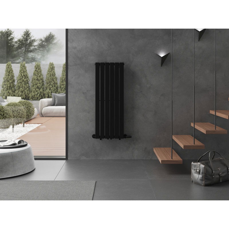 Mexen Boston декоративен радиатор 1200 x 452 мм, 611 W, черен - W213-1200-452-00-70