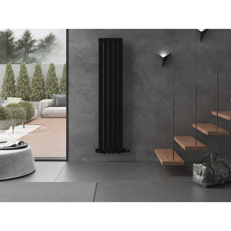 Mexen Boston декоративен радиатор 1800 x 376 mm, 740 W, черен - W213-1800-376-01-70