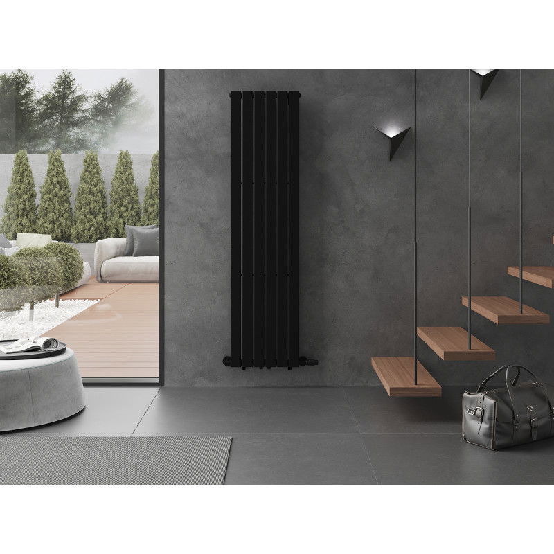 Mexen Boston декоративен радиатор 1800 x 452 mm, 888 W, черен - W213-1800-452-00-70