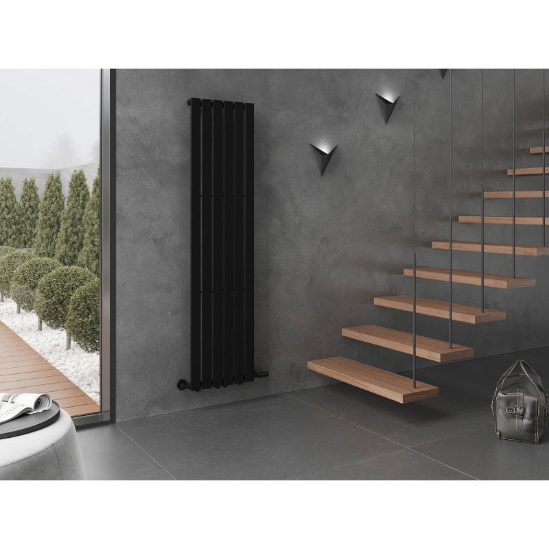 Mexen Boston декоративен радиатор 1800 x 452 mm, 888 W, черен - W213-1800-452-00-70