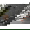 Mexen Dallas декоративен радиатор 1600 x 360 мм, 1039 W, черен - W214-1600-360-00-70