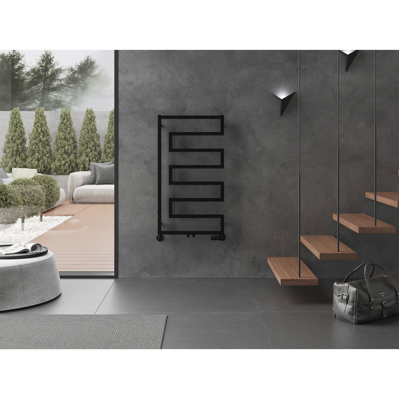 Mexen Floryda декоративен радиатор 1080 x 600 mm, 358 W, черен - W206-1080-600-00-70