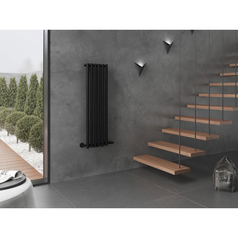 Mexen Nevada декоративен радиатор 1200 x 360 мм, 483 W, черен - W201-1200-360-00-70