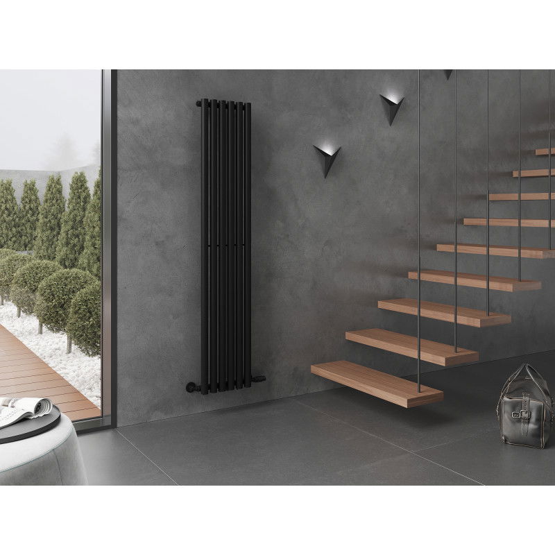 Mexen Nevada декоративен радиатор 1800 x 360 мм, 705 W, черен - W201-1800-360-00-70