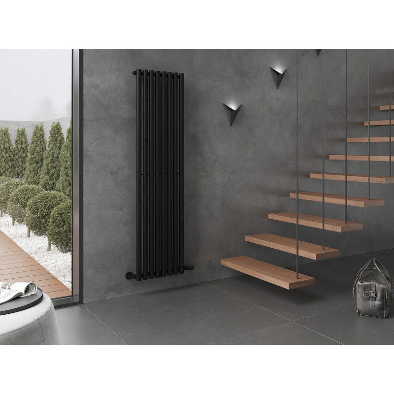 Mexen Nevada декоративен радиатор 1800 x 480 мм, 940 W, черен - W201-1800-480-00-70