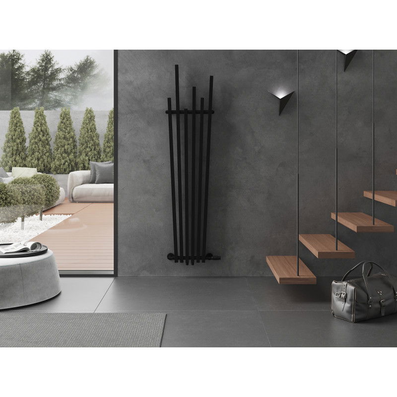 Mexen Omaha декоративен радиатор 1800 x 420 мм, 655 W, черен - W208-1800-420-00-70