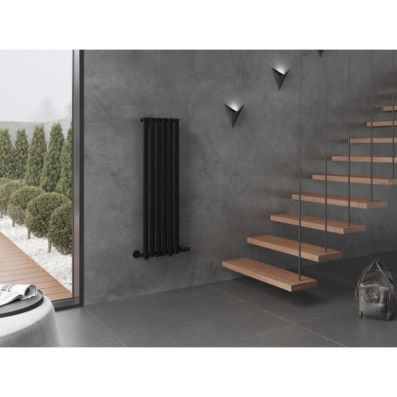 Mexen Oregon декоративен радиатор 1200 x 360 мм, 417 W, черен - W202-1200-350-00-70