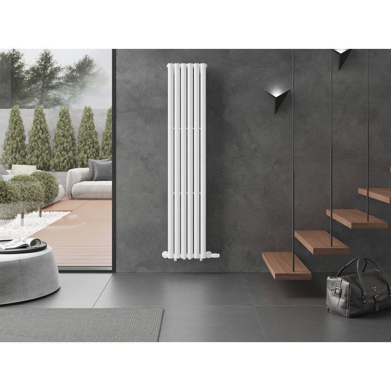 Mexen Oregon декоративен радиатор 1800 x 360 мм, 604 W, бял - W202-1800-350-00-20