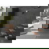 Mexen Oregon декоративен радиатор 1800 x 480 mm, 805 W, черен - W202-1800-490-00-70