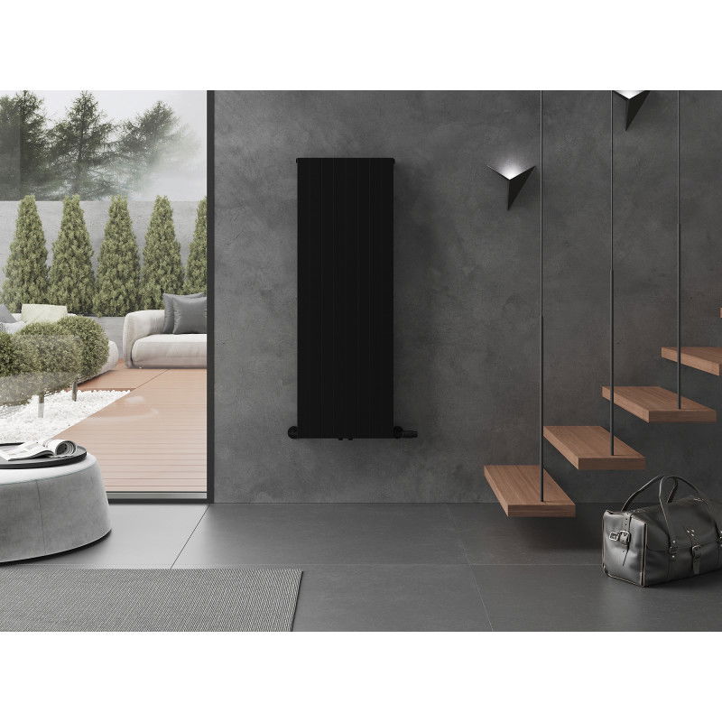Mexen Topeka декоративен радиатор 1400 x 480 mm, 950 W, черен - W210-1400-480-00-70