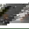 Декоративен радиатор Mexen Topeka 1400 x 480 мм, 950 W, черен - W210-1400-480-00-70