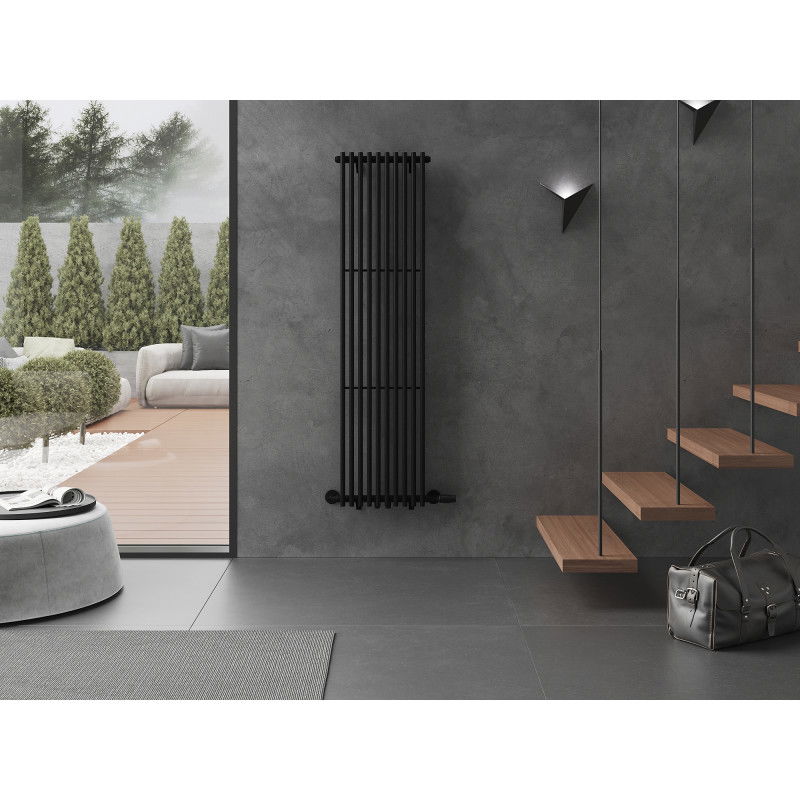 Mexen Tulsa декоративен радиатор 1600 x 420 мм, 613 W, черен - W219-1600-420-00-70